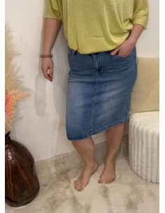 Jupe en jeans femme