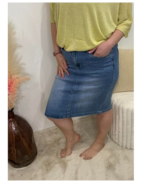 Jupe en jeans femme