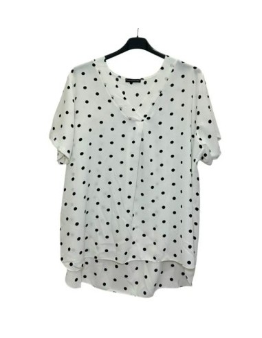 T-shirt à pois oversize pour femme fashion
