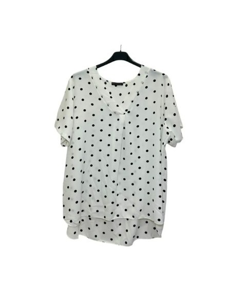 T-shirt à pois oversize pour femme fashion