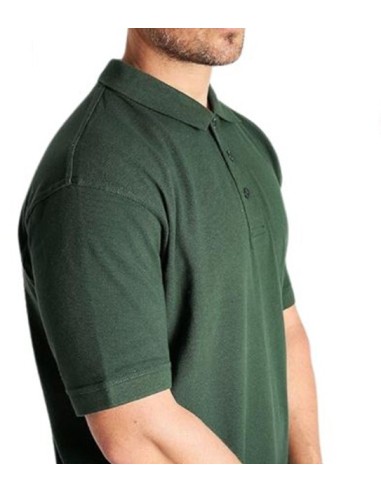 Polo homme uni kaki