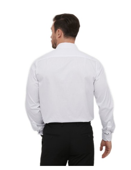 Chemise homme manche longue blanche