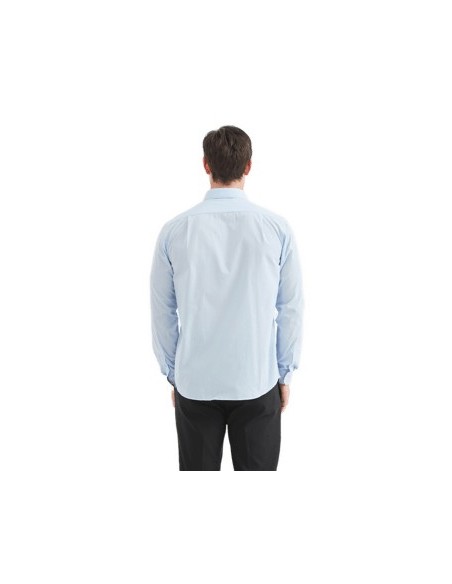 Chemise manche longue bleu clair