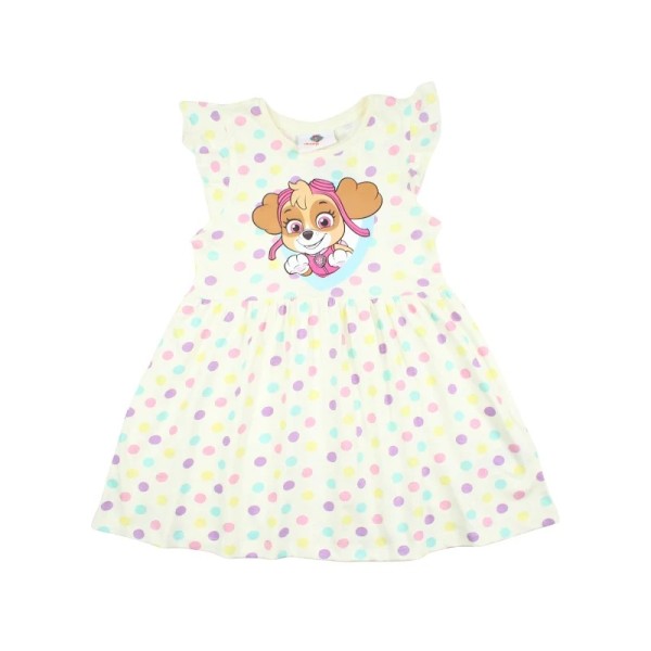 Robe jaune Paw Pawtrol Stella à pois colorés