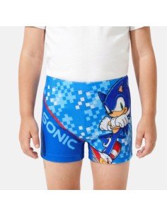 Maillot de bain boxer Spiderman bleu