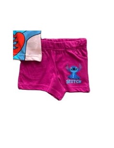 Ensemble short Stitch violet
