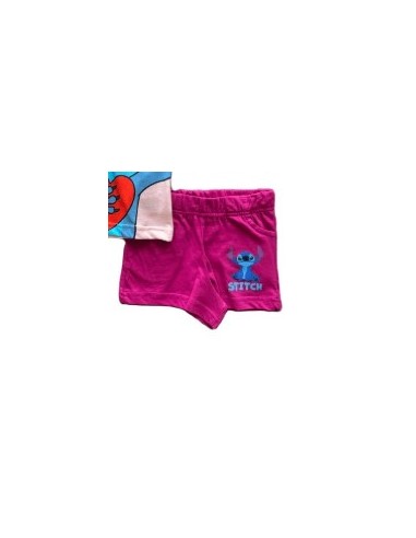 Ensemble short Stitch violet