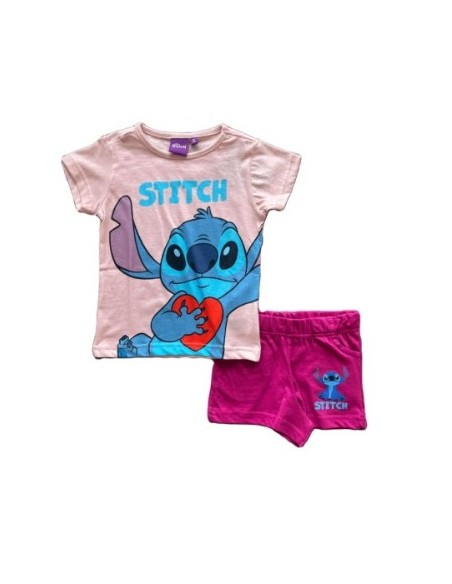 Ensemble short Stitch violet