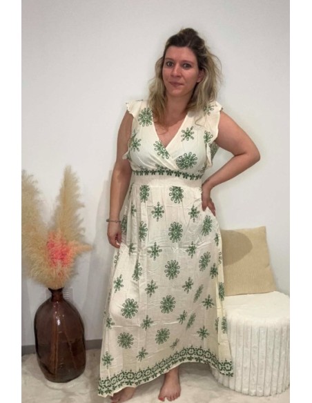 Robe longue Britta (viscose)