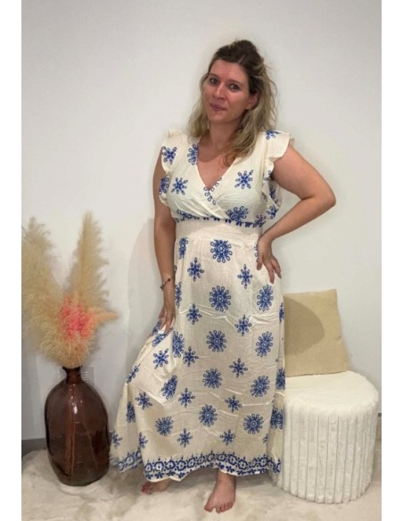 Robe longue Britta (viscose)