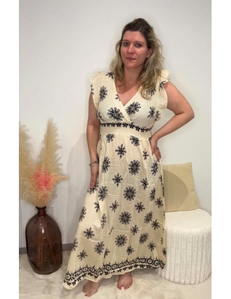 Robe longue Britta (viscose)
