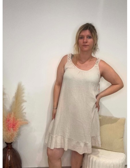 Robe Arianna (gaze de coton)