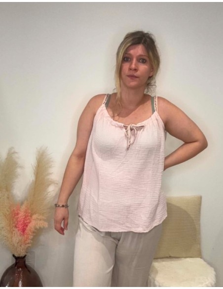 Top Sofia (gaze de coton)