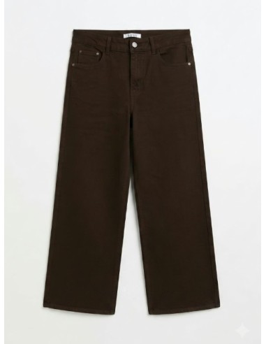 Jeans chocolat tendance femme
