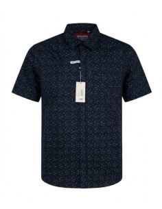 Chemisette homme bleu marine du S au XXL
