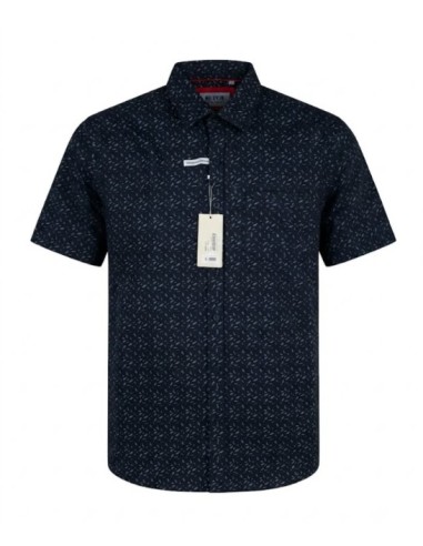 Chemisette homme bleu marine du S au XXL