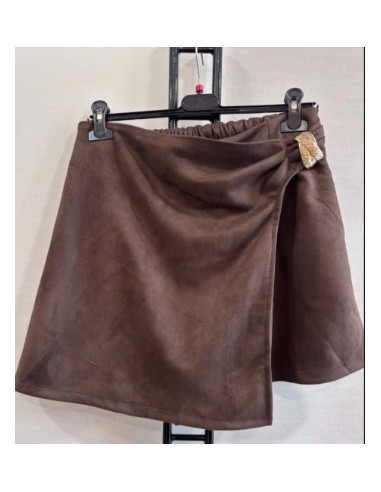 Jupe short femme en daim de la taille 36/50.