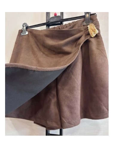 Jupe short femme en daim de la taille 36/50.
