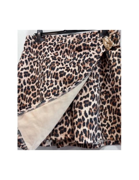 Jupe short femme en daim de la taille 36/50.