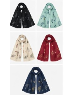 Foulard femme motif attrape rêve tendance