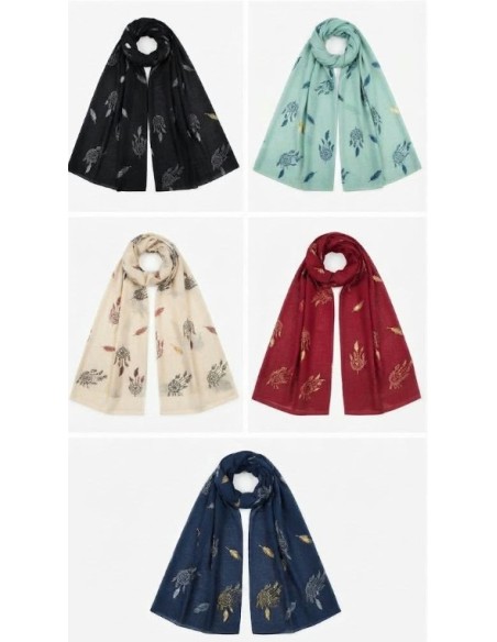 Foulard femme motif attrape rêve tendance