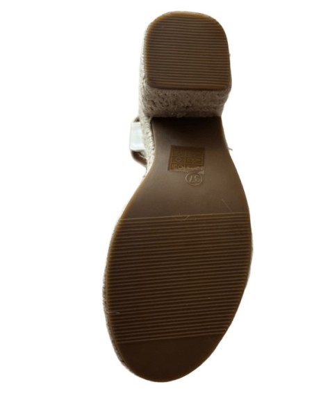 Chaussure à talon espadrille femme