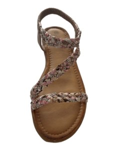 Nu pied femme fleuris