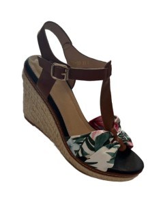 Chaussure femme compensée tropicale