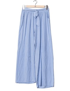 Pantalon large bleu clair