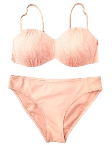 Maillot de bain 2 pièces rose