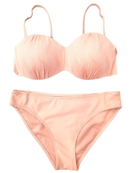 Maillot de bain 2 pièces rose