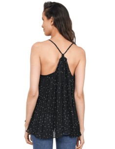 Débardeur à pois noir 2