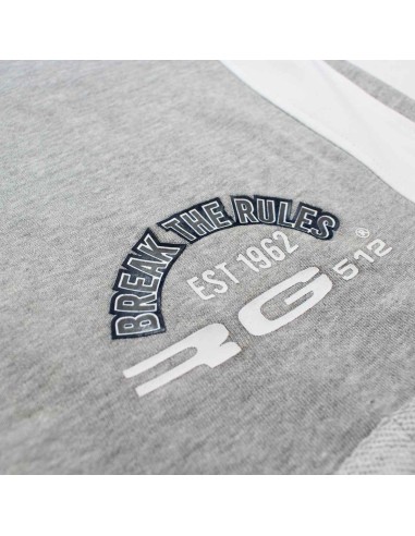 Ensemble short gris et t-shirt bleu RG512