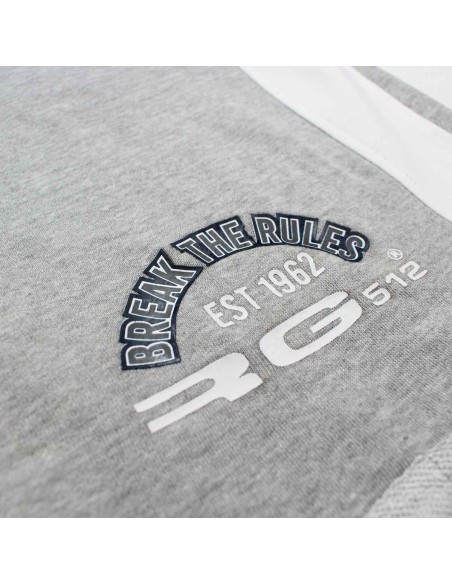 Ensemble short gris et t-shirt bleu RG512