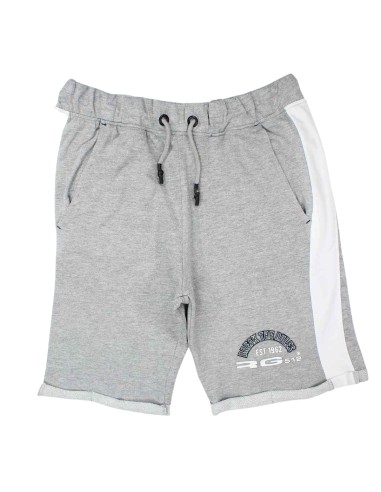 Ensemble short gris et t-shirt bleu RG512