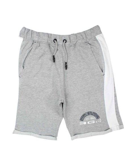Ensemble short gris et t-shirt bleu RG512