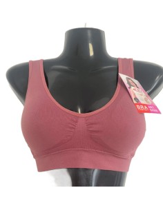 Brassière femme vieux rose foncé