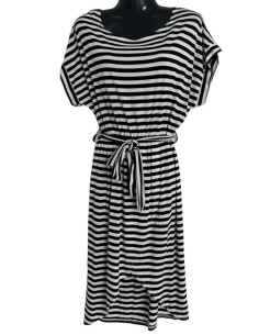 Robe marinière noir et blanche