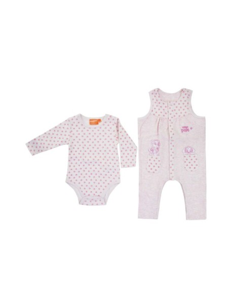 Ensemble bébé la pat patrouille fille rose vendu en coffret