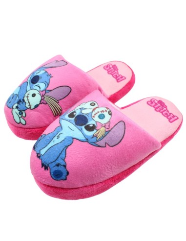 Pantoufles Disney Stitch rose