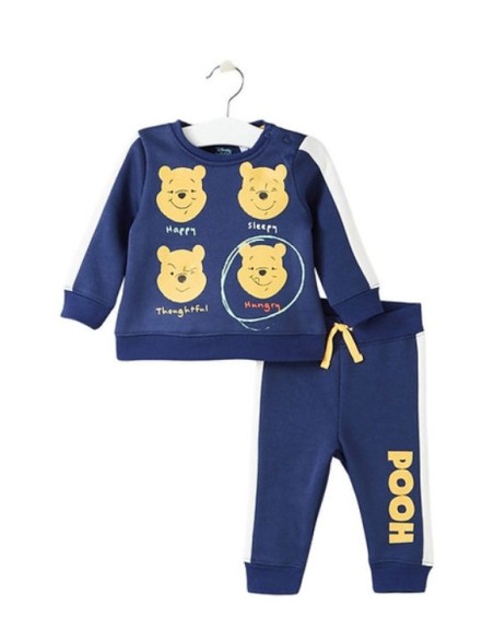 Ensemble jogging bébé Winnie l'ourson garçon marine