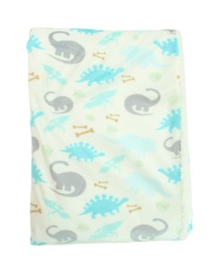 Plaid bébé polaire doux avec des dinosaure 75x100 cm 2
