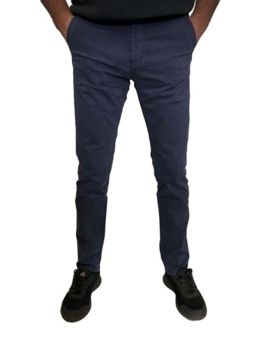 Pantalon chino homme bleu