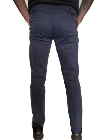 Pantalon chino homme bleu