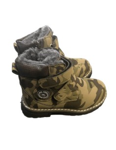 Bottine enfant à scratch camouflage du 25 au 29
