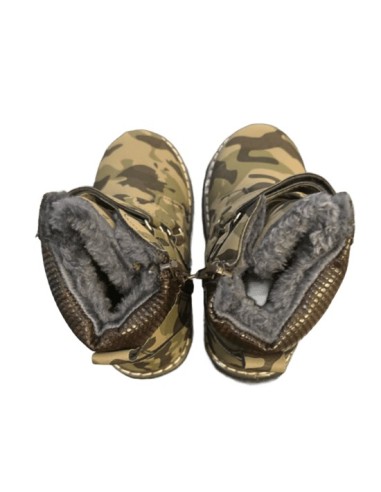 Bottine enfant à scratch camouflage du 25 au 29