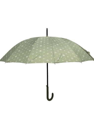 Parapluie femme à motifs de couleur  vert