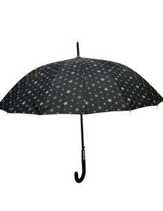 Parapluie femme à motifs de couleur noir 2