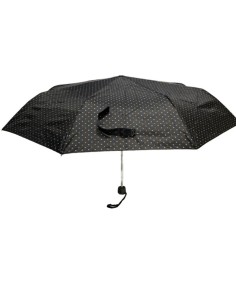 Parapluie femme pliable à pois multicolors 2