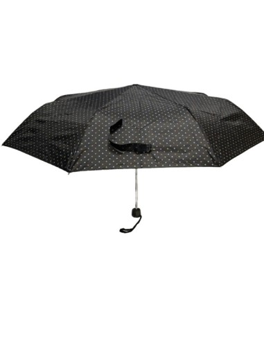Parapluie femme pliable à pois multicolors